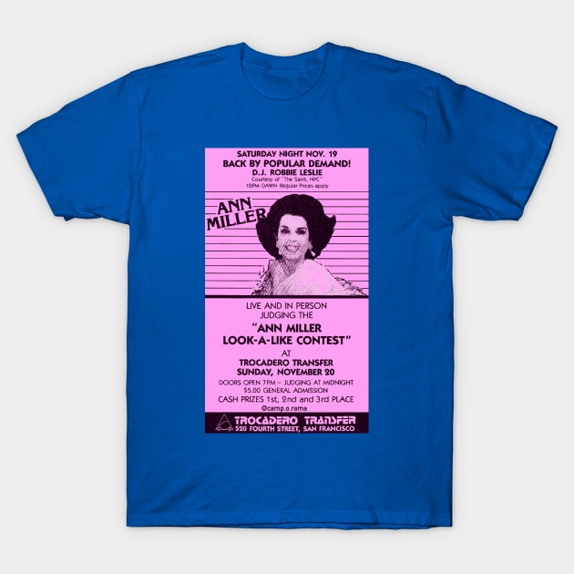 Ann Miller T-Shirt by Camp.o.rama